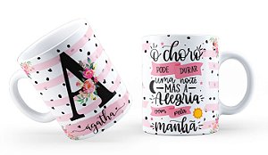 Caneca de Porcelana Personalizada Branca