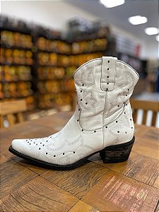 BOTA TUCSON TEXANA BRANCO