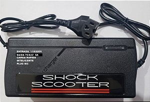 Carregador De Bateria Litio Bicicleta ,Scooter Eletrica 72v/84v 5a Rapido Inteligente