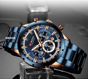Shock Relogio Curren Mais Bonito Mais Barato Frete Gratis