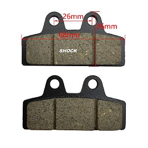 Par Pastilha De Freio Scooter Eletrica Diant e Tras X7,X11,x12