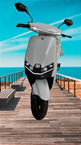 Scooter Eletrica S15 Luxo com Sistema NFC e Bateria Litio Lifepo4 Autonomia 120km Homologada