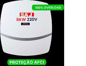 INVERSOR SAJ AFCI MONO 6K-R5 220V 2MPPT