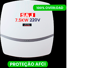 INVERSOR SAJ AFCI MONO 7.5K-R5 220V 2MPPT