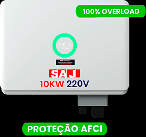 INVERSOR SAJ AFCI MONO 10K-R6 220V 3MPPT