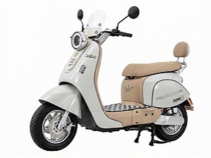 Scooter Eletrica Vespinha New 1000w Bateria Litio 60v 20ah autonomia 50km cinza