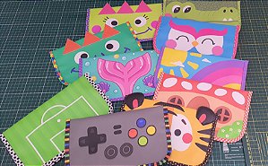 Estojo de Higiene Bucal - Sintético -Coleção Bichinhos