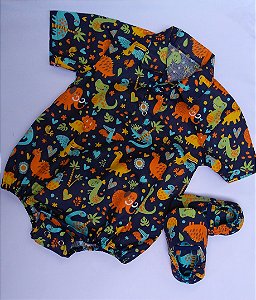 Conjunto Body Camisa e Sapatinho - RN a 18 Meses