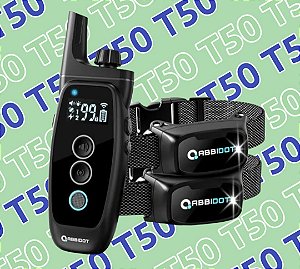 Colar Eletrônico T50 - 2 coleiras