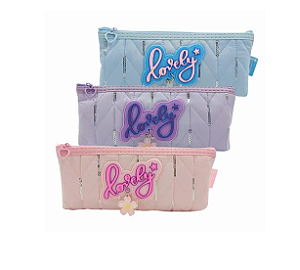 Estojo Lovely 21x9,5cm em Poliéster Interponte