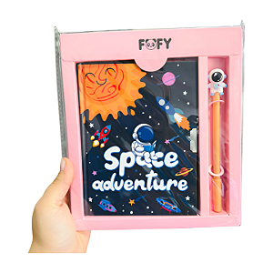 Kit de anotações Astronauta - FOFY