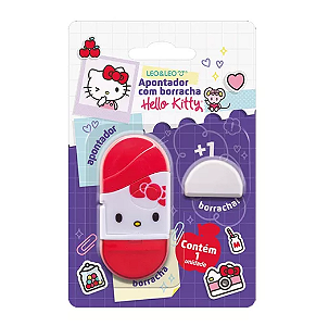 Apontador Com Borracha Hello Kitty -Leo&Leo