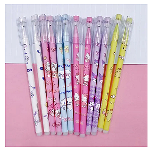 Caneta Apagável Estampada SanRio My Melody 0.5 preta