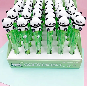 Borracha Fofa Retrátil Panda