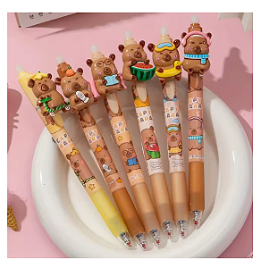 Caneta Apagável Luxo Capivara 0.5mm azul