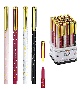 Caneta Esferográfica Slim Unic Stamp 0.7-BRW
