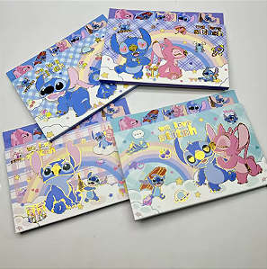 Bloco Adesivo Anotações Marca pagina - Stitch