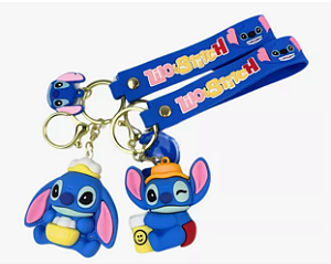 Chaveiro Stitch 6,5cm Silicone - Disney