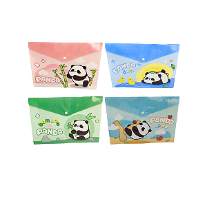 Pasta Horizontal Plástica Panda 33x23cm