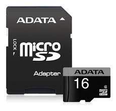 Cartão de memória MicroSDHC 16GB Classe 4 (com adaptador para SD) AUSDH16GCL4-RA1
