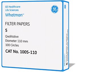 PAPEL FILTRO QUALITATIVO 5 110MM 100UN