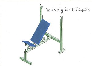 Banco Supino Regulável