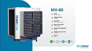 CLIMATIZADOR EVAPORATIVO ECOBRISA MV-60
