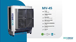 CLIMATIZADOR EVAPORATIVO ECOBRISA MV-45
