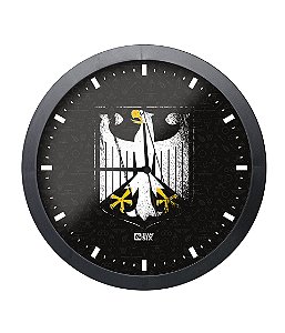 Relógio de Parede Spezialkrafte Alemanha Preto