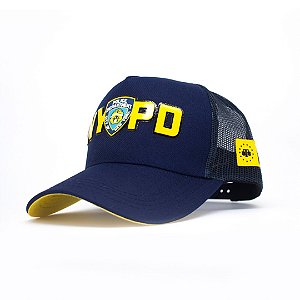 Boné Trucker Team Six NYPD New York Police Department