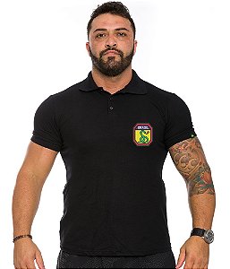 Camiseta Gola Polo Masculina Força FEB Força Expedicionária Brasileira