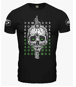 Camiseta Masculina Comandos do Exército Secret Box Team Six Brasil