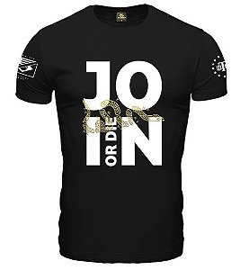 Camiseta Masculina JOIN OR DIE T6 Secret Box Team Six Brasil