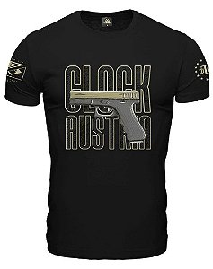 Camiseta Masculina GLOCK AUSTRIA Secret Box Team Six Brasil