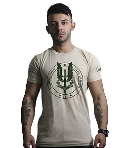 Camiseta Masculina Britânica SAS Special Air Service Zombie Team Six Brasil