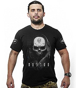 Camiseta Masculina Mossad Serviço Secreto Israelense Preto Team Six Brasil