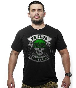 Camiseta Masculina Motorcycle T6 Club Limitless Tático Militar TeamSix Brasil