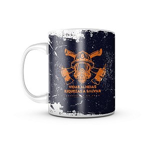 Caneca Bombeiros Vidas Alheias Riquezas a Salvar 325ML