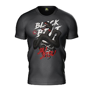 Camiseta Artes Marciais Jiu Jitsu Black Belt Team Six