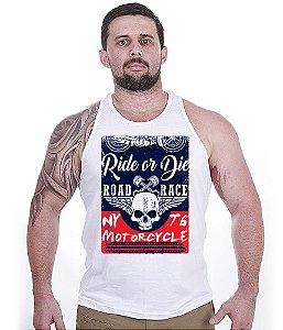 Camiseta Regata Motorcycle T6 Road Race Masculina Team Six Brasil