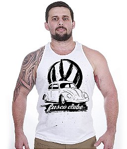 Camiseta Regata Old Cars Fusca Clube Masculina