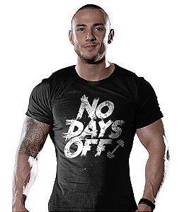 Camiseta Masculina Academia No Days Off Tático Militar TeamSix Brasil