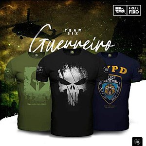 Kit 3 Camisetas Masculinas Militares Guerreiro Team Six - Team Six Brasil |  Camisetas Masculinas Militares - Moda e Artigos Tático Militar TeamSix