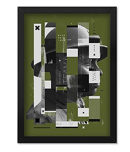 Poster Militar com Moldura Second Soldier