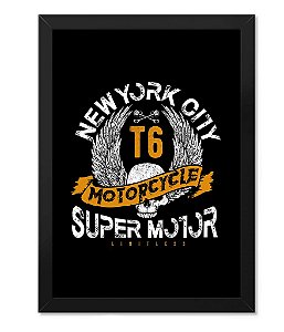 Poster com Moldura New York City Super Motor
