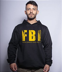 Casaco Militar Com Capuz FBI