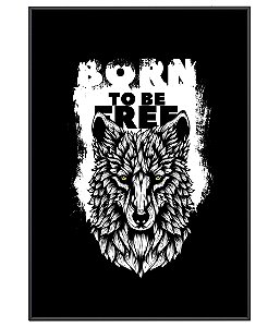 Poster Minimalista Outdoor Born To Be Free