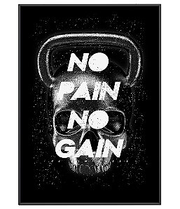 Poster Academia Skull No Pain No Gain