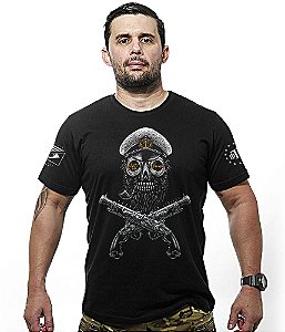 Camiseta Masculina Morte aos Tiranos Team Six Brasil