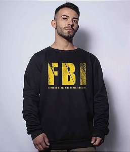 Casaco Básico de Moletom FBI